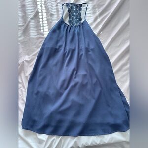 Pink Owl Light Blue Dress